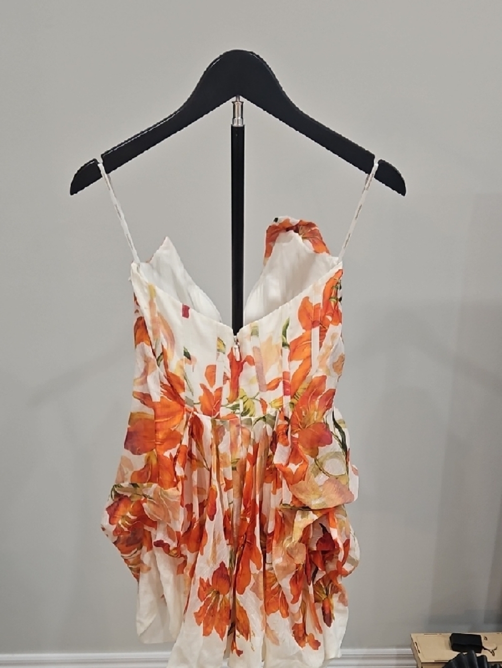 Zimmermann White Camisole with Orange Floral Print - Picture 7 of 7